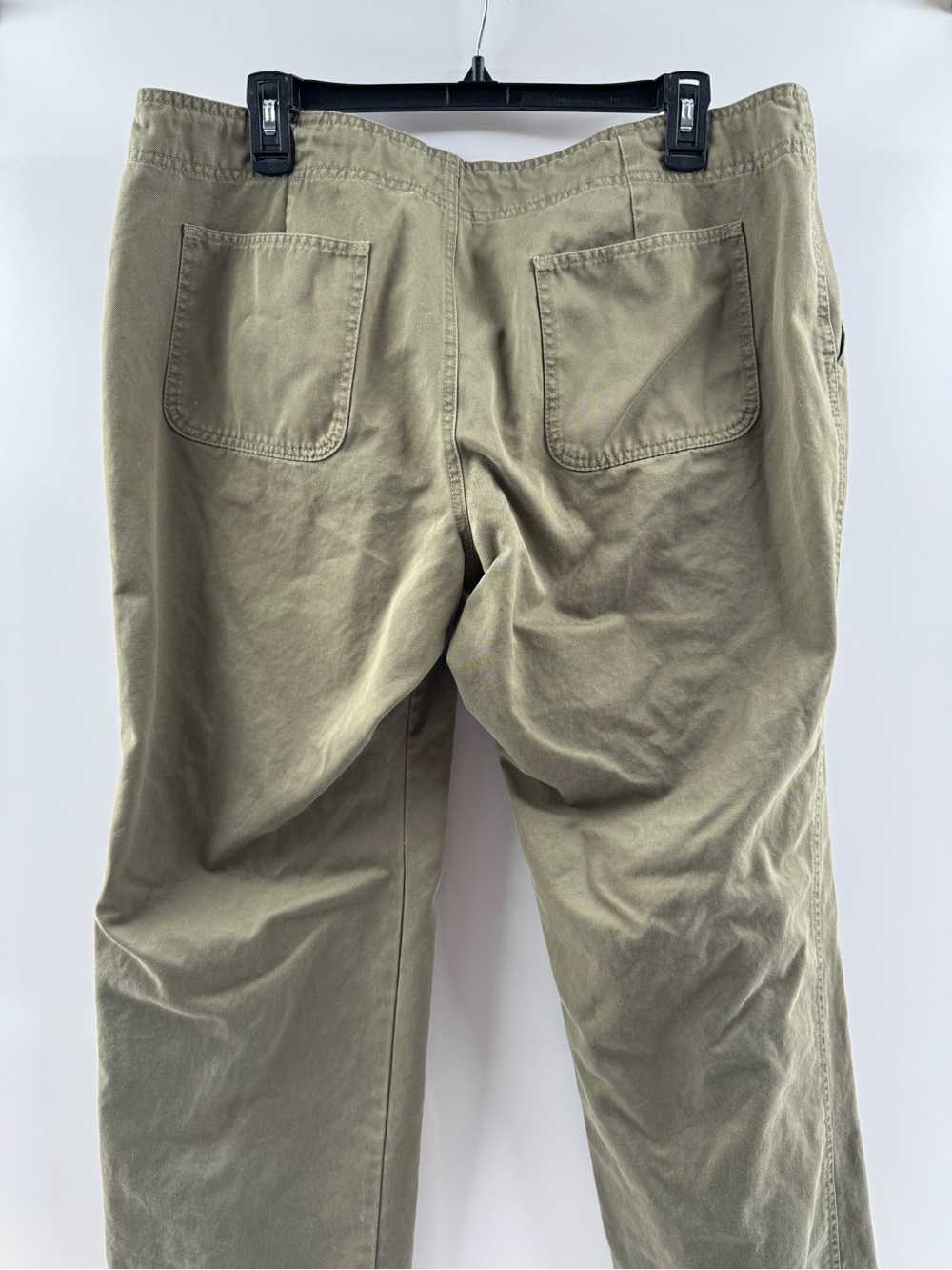 Old Navy Y2K Olive Green Drawstring Pants – Women's Size 16 Short - Picture 7 of 7
